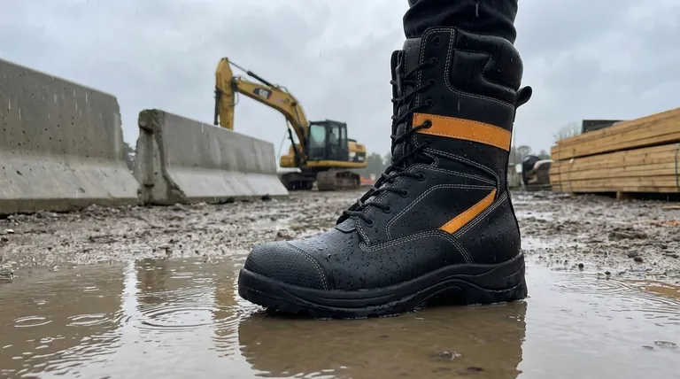 为什么工作靴要使用防水材料?保护您的健康,提升舒适度