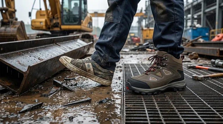 適切な安全靴を着用しないリスクとは?高額な怪我やダウンタイムを回避しましょう