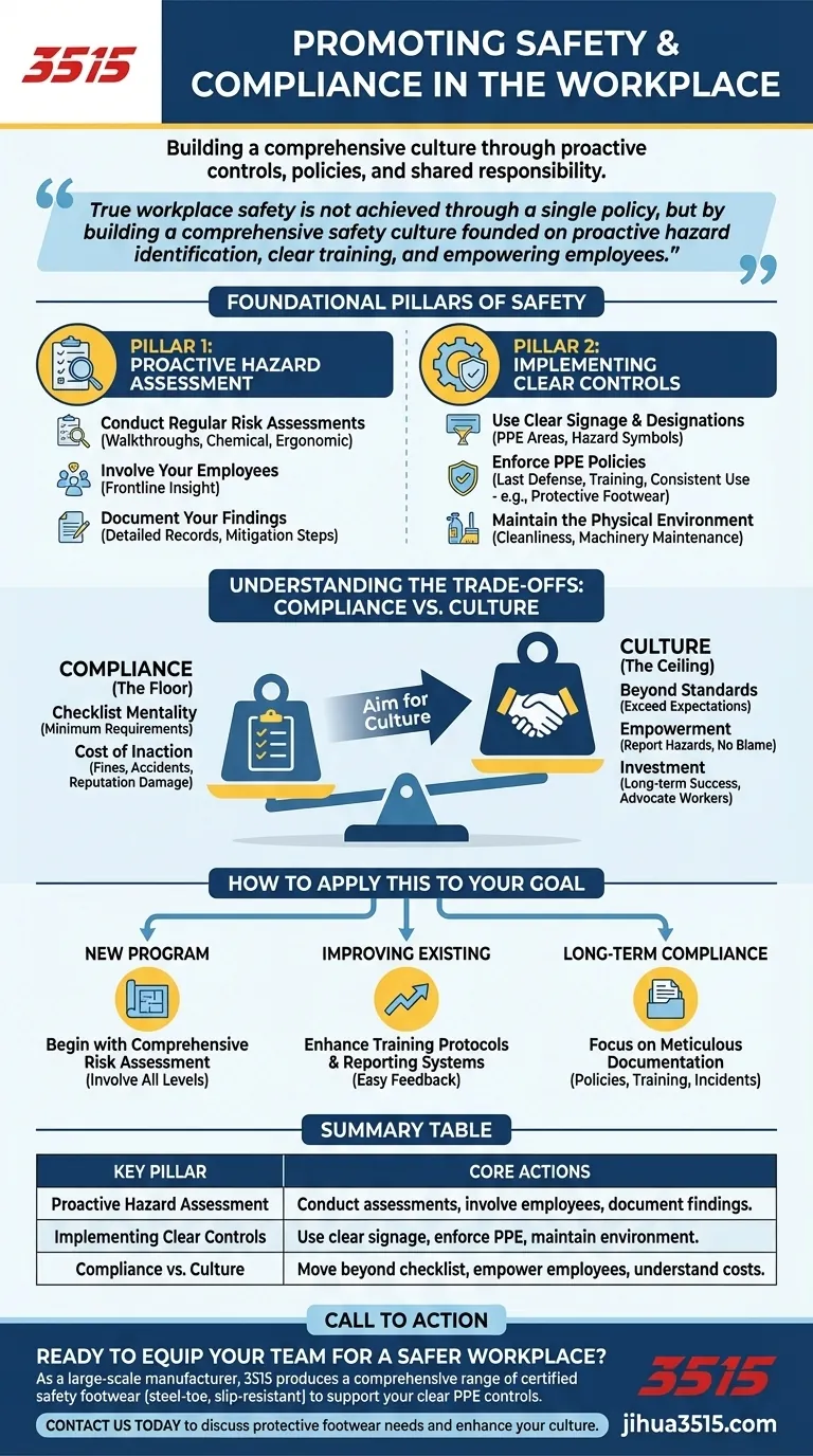 고용주는 직장에서 안전과 규정 준수를 어떻게 증진할 수 있을까요? 공동 책임 문화를 구축하세요. 시각적 가이드