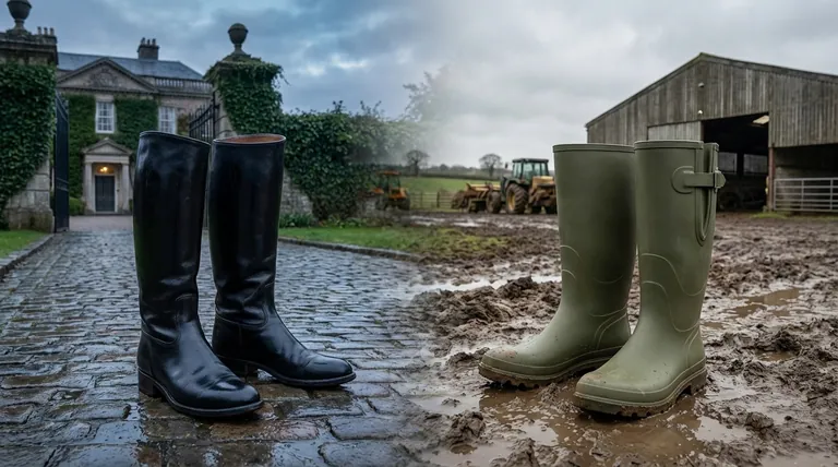 웰링턴 부츠의 초기 용도는 무엇이었습니까? 전장에서 상류 사회까지