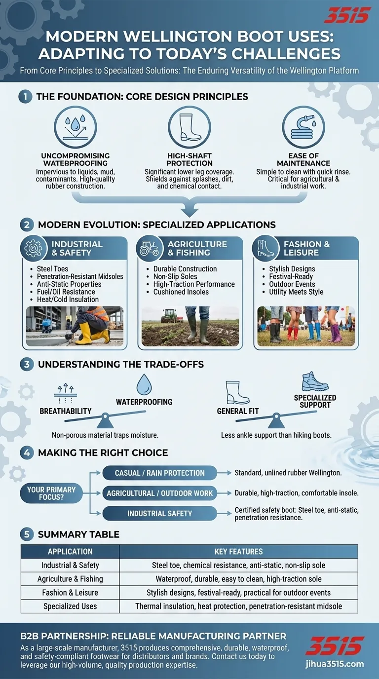 Каковы современные области применения резиновых сапог? От промышленной безопасности до модных тенденций Визуальное руководство