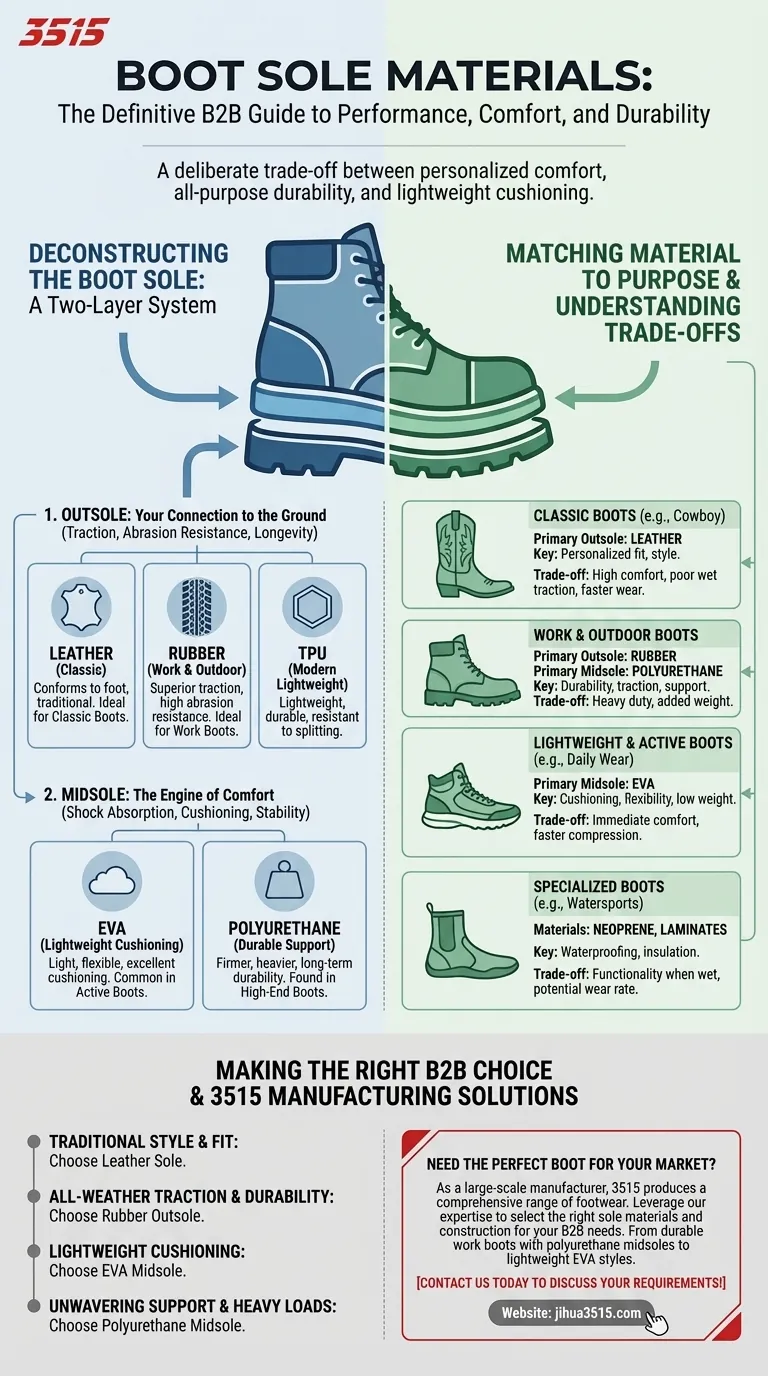Какие материалы используются для подошв этих типов ботинок? Найдите идеальный вариант для ваших нужд Визуальное руководство