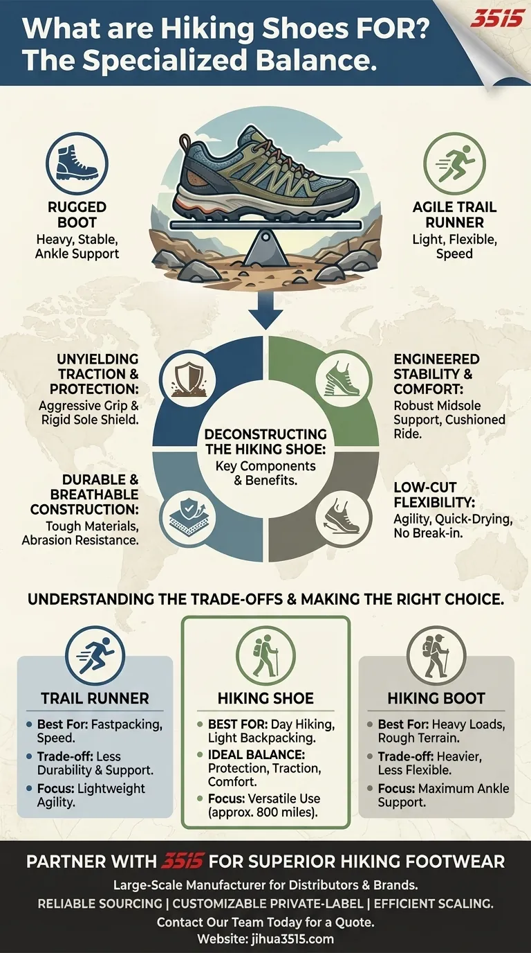 Каковы основные цели походной обуви? Защита, сцепление и поддержка на тропе Визуальное руководство