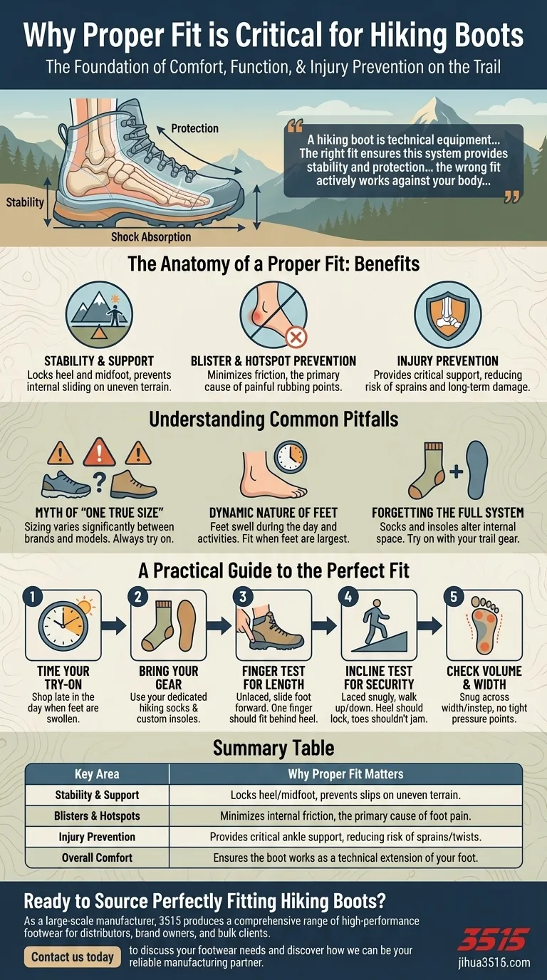 Почему правильная посадка критически важна для походных ботинок? Обеспечение комфорта, устойчивости и профилактики травм Визуальное руководство
