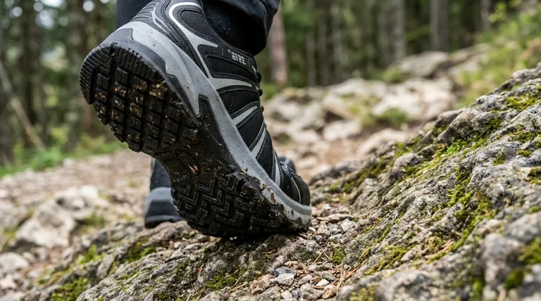 등산화의 접지력은 어떻게 측정되고 확보되나요? 모든 트레일에 맞는 마스터 그립 & 안정성