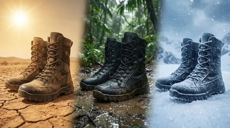 전술 부츠 선택 시 날씨와 관련하여 무엇을 고려해야 할까요? 모든 기후를 위한 궁극적인 가이드