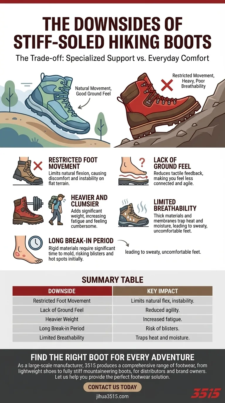 Was sind die Nachteile von steifen Wanderschuhen? Entdecken Sie die versteckten Kompromisse Visuelle Anleitung
