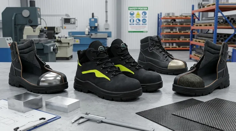 Quels sont les principaux types de matériaux de bouts de sécurité utilisés dans les bottes de travail ? Acier, alliage ou composite ?