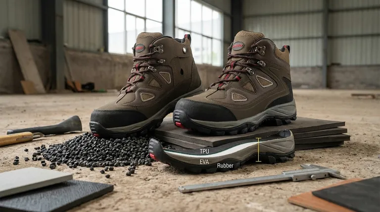 Quali sono i materiali comuni utilizzati per le suole degli scarponi da lavoro? Una guida alla durata, al comfort e alla sicurezza