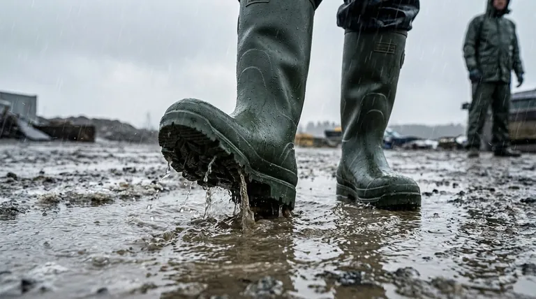 ما هي الميزات التي يجب البحث عنها في أحذية ويلينغتون للطقس الرطب؟ ضمان جفاف ودفء وسلامة الأقدام
