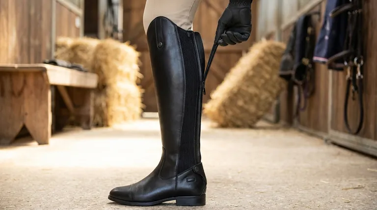 フルジップとストレッチパネルを備えたライディングブーツの利点は何ですか? 優れたフィット感と利便性