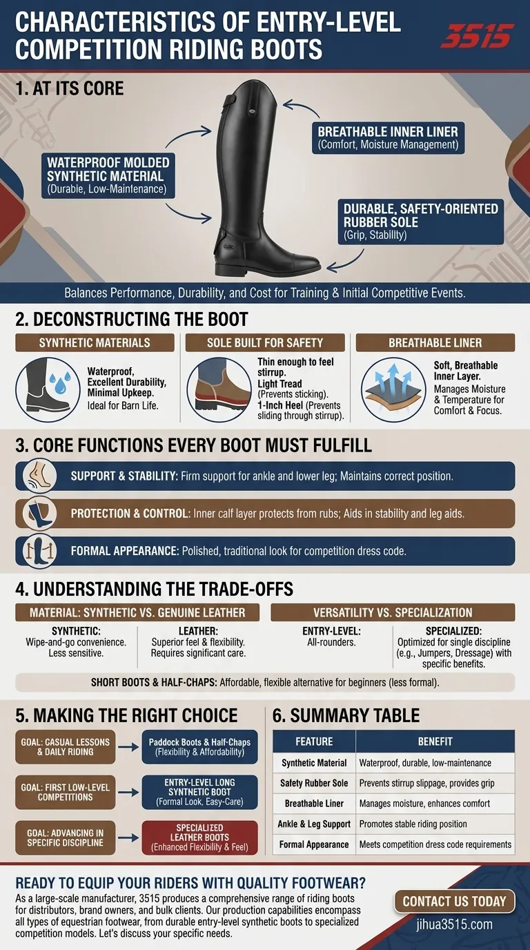 Was sind die Merkmale von Reitstiefeln für den Einsteiger-Wettkampf? Ein Leitfaden für clevere, sichere Entscheidungen Visuelle Anleitung