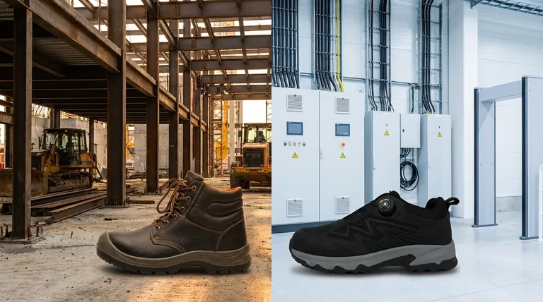 Quels facteurs faut-il prendre en compte lors du choix entre des chaussures à embout composite et à embout en acier ? Choisissez la bonne chaussure de sécurité pour votre travail