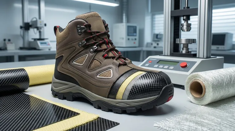 Que materiais são usados em biqueiras de segurança compostas? Descubra a Alternativa Mais Leve e Não Condutora