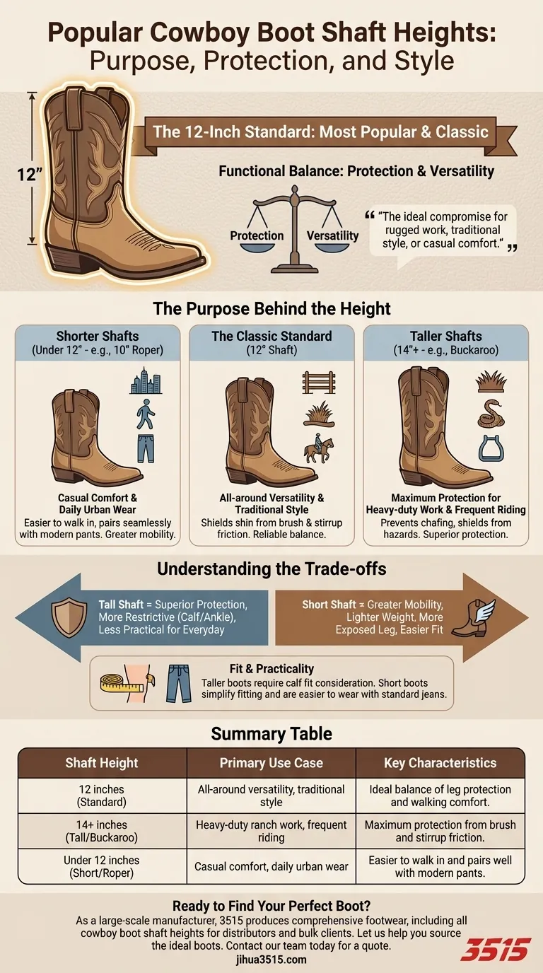 Какая стандартная высота голенища у ковбойских сапог? Найдите свой идеальный размер для работы или стиля Визуальное руководство