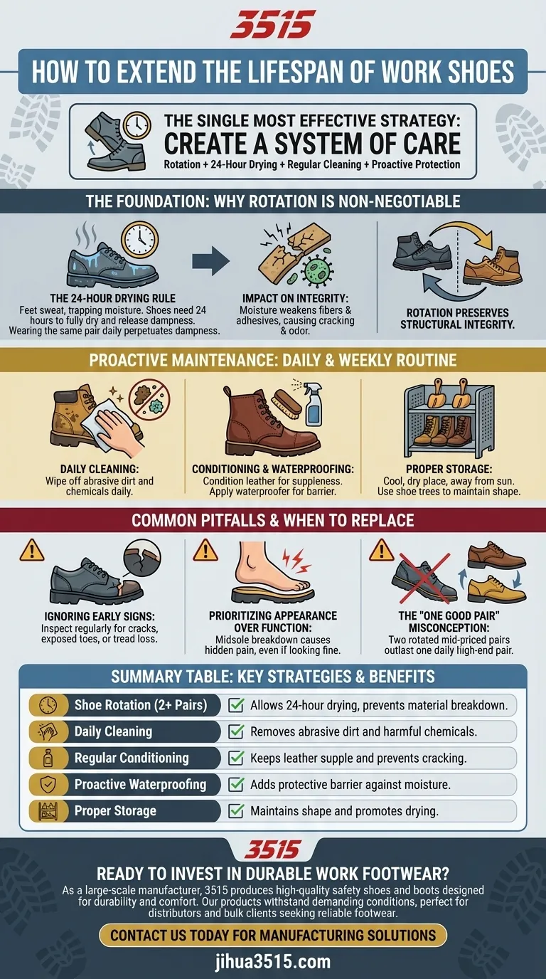 Как продлить срок службы рабочей обуви? Систематическое руководство по удвоению срока службы вашей обуви Визуальное руководство