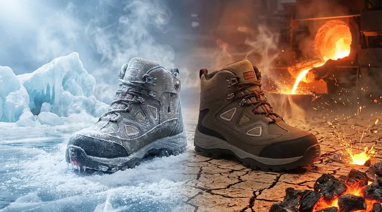 극심한 날씨에 복합 발가락 작업화가 더 좋은 이유는 무엇인가요? 열과 추위로부터 단열