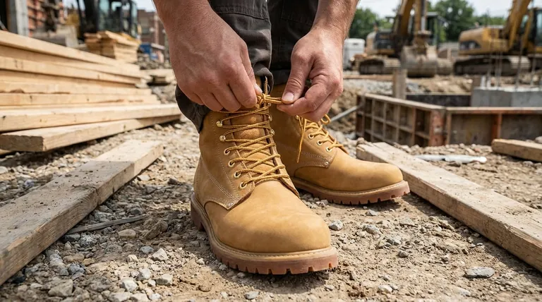 작업용 부츠를 제대로 묶는 것이 왜 중요할까요? 안전을 확보하고 편안함을 높이세요.