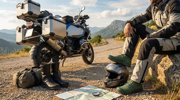 오토바이 투어링 시 하이 부츠와 로우 부츠의 장점은 무엇인가요? 라이딩에 맞는 보호 장비를 선택하세요.