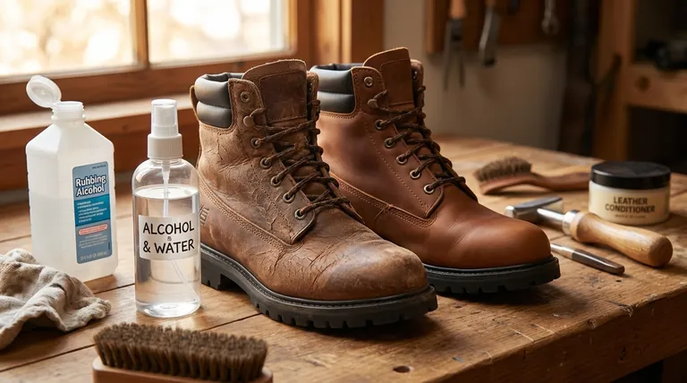 Pourquoi faut-il éviter l'alcool et les sprays à base d'eau pour étirer les bottes ? Ils causent des dommages permanents au cuir