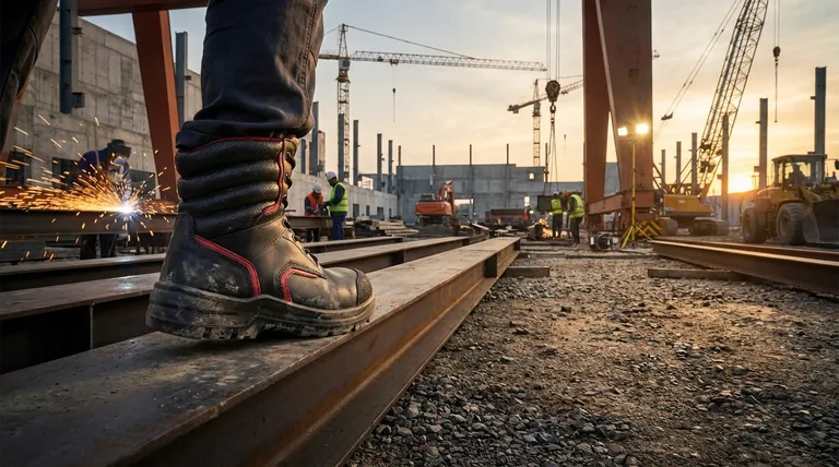 강철 발가락 보호대의 이점은 무엇인가요? 최대 충격 보호 및 내구성