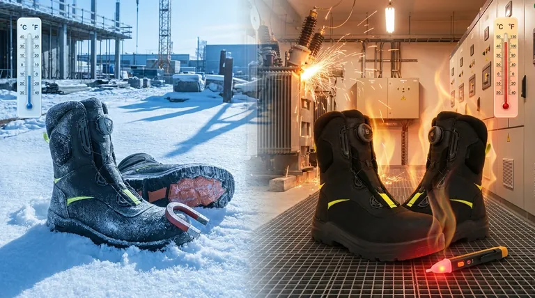 강철 토캡과 복합 토캡의 전도성 주요 차이점은 무엇인가요? 더 안전하고 편안한 옵션을 선택하세요.