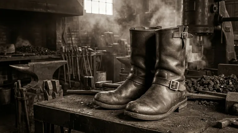 엔지니어 부츠의 기원은 무엇인가요? 산업 노동자를 위해 1930년대에 탄생