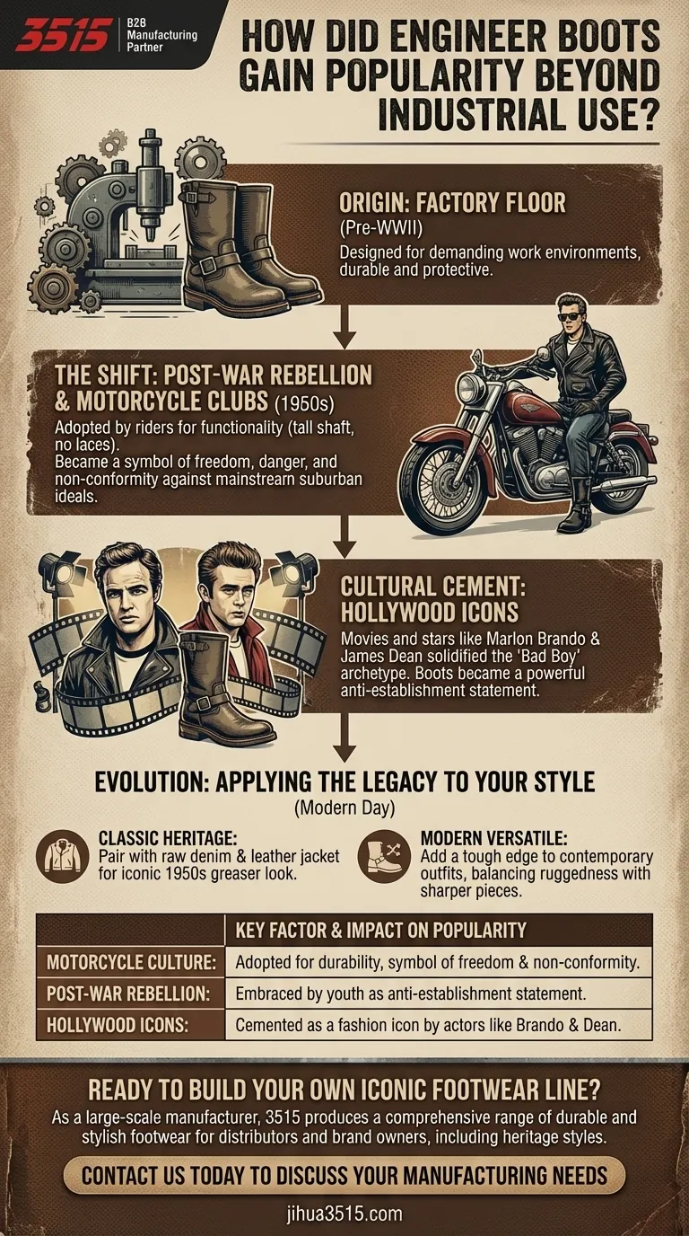 工装靴是如何在工业用途之外获得普及的？从工装到叛逆偶像 图解指南