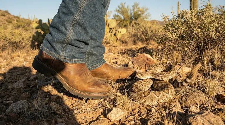 What factors determine whether cowboy boots can protect against rattlesnake bites? A Guide to Footwear Safety