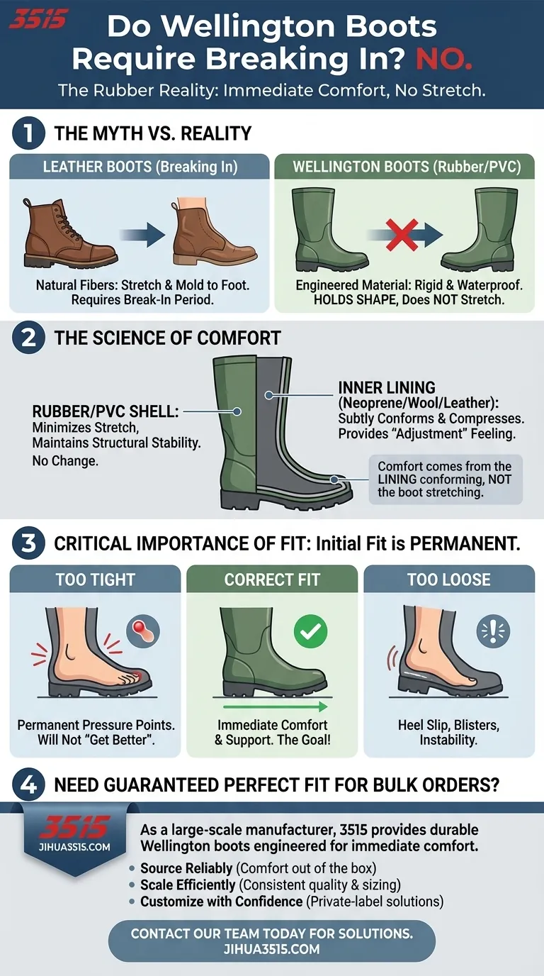 威灵顿靴需要磨合吗？为什么完美贴合至关重要 图解指南