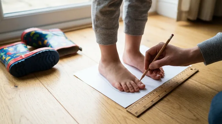 長靴の子供の足のサイズを測る方法は?完璧なフィットのためのステップバイステップガイド