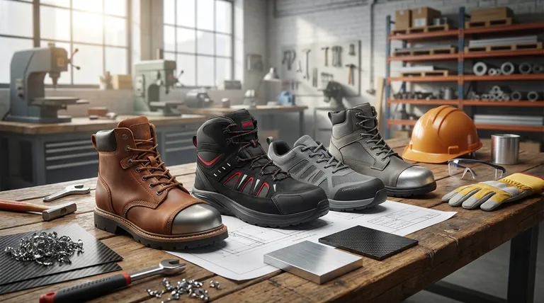 鋼鉄製つま先と複合製つま先は安全靴の唯一の選択肢ですか?3番目のタイプを発見してください。