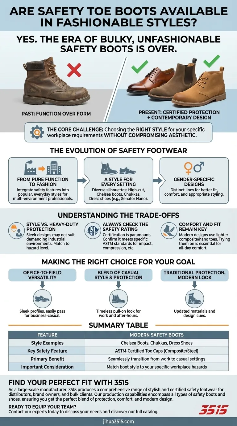 Gli scarponi con punta di sicurezza sono disponibili in stili alla moda? Scopri stivali da lavoro moderni ed eleganti Guida Visiva