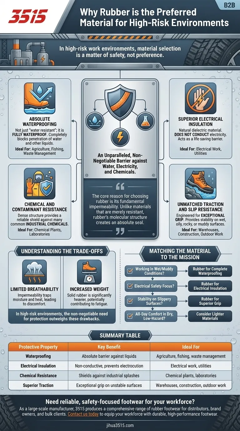 Pourquoi le caoutchouc est-il un matériau privilégié pour certains environnements de travail ? Protection inégalée contre les dangers Guide Visuel