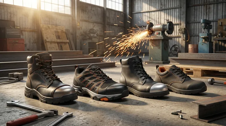 安全つま先ブーツの主な種類は何ですか? スチール、コンポジット、合金製つま先ガイド