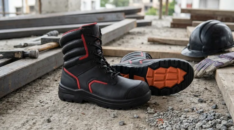 为什么选择钢包头靴而不是复合材料包头靴?为了获得最大的冲击防护和耐用性