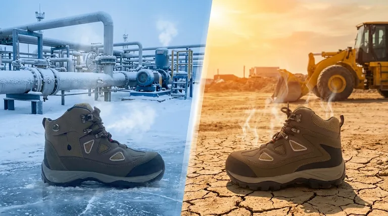 ¿Cómo difieren las botas de punta de acero y las de punta de composite en aislamiento térmico? Las punteras de composite son aislantes superiores