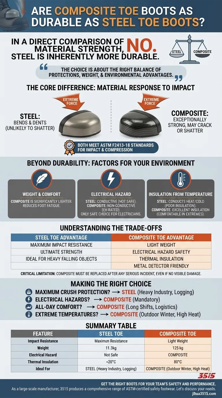Sind Composite-Zehenstiefel so langlebig wie Stahlkappenstiefel? Finden Sie den richtigen Schutz für Ihren Job Visuelle Anleitung