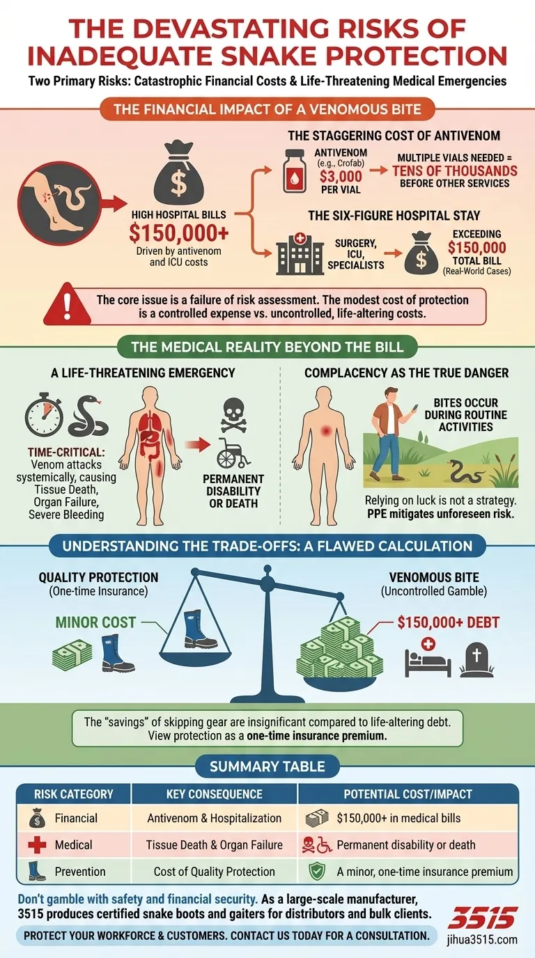 Welche Risiken birgt ein unzureichender Schlangenschutz? Vermeiden Sie medizinische Schulden in sechsstelliger Höhe Visuelle Anleitung