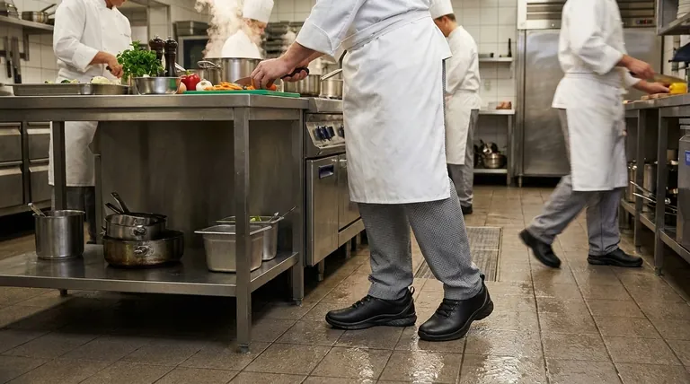 Quelles sont les caractéristiques clés des chaussures de chef ? Un guide pour une sécurité, un confort et une durabilité supérieurs