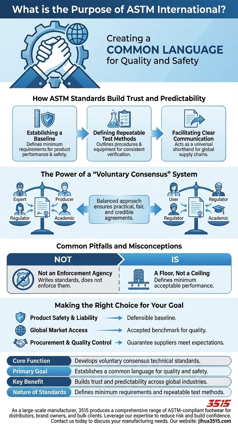 美国材料试验学会（ASTM International）的宗旨是什么？全球质量标准指南 图解指南