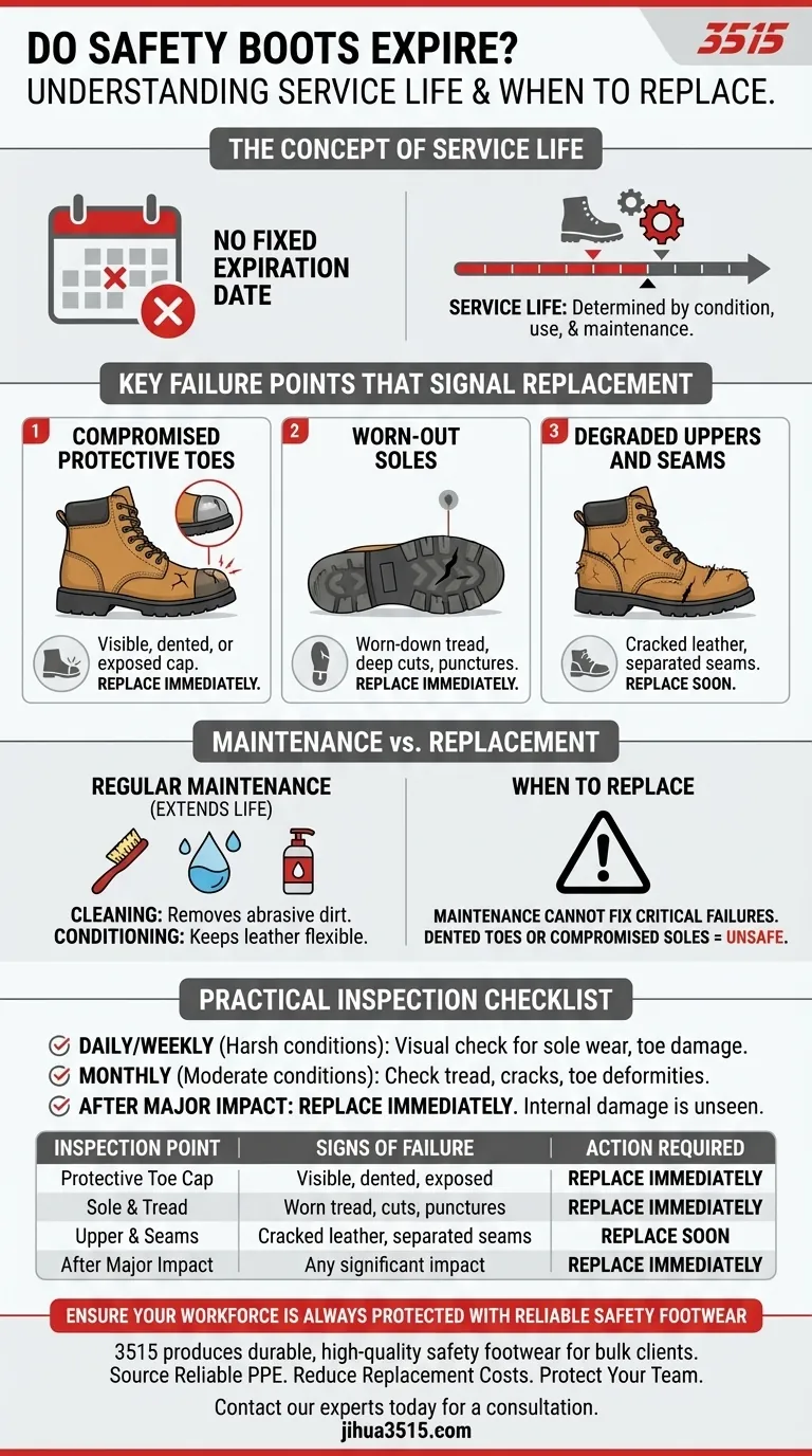 As botas de segurança expiram? Entenda a sua vida útil real para máxima proteção Guia Visual
