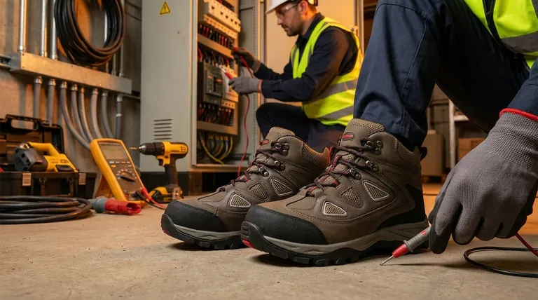 ما هي الحماية من المخاطر الكهربائية التي توفرها الأحذية المعتمدة من ASTM؟ دليل الحماية الثانوية من الصدمات الكهربائية