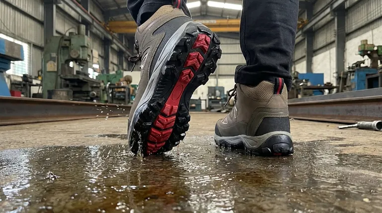 ¿Cómo evitan las botas de seguridad los resbalones y caídas? Diseñadas para máxima tracción y estabilidad
