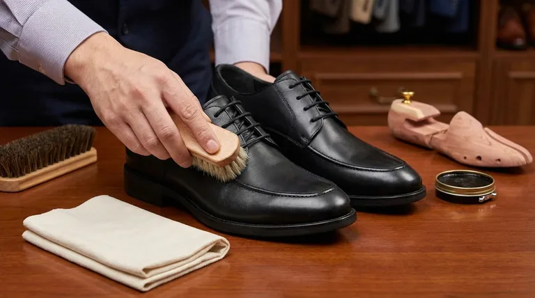 Comment effectuer un nettoyage léger de base pour des chaussures habillées ? L'habitude de 30 secondes pour des chaussures durables