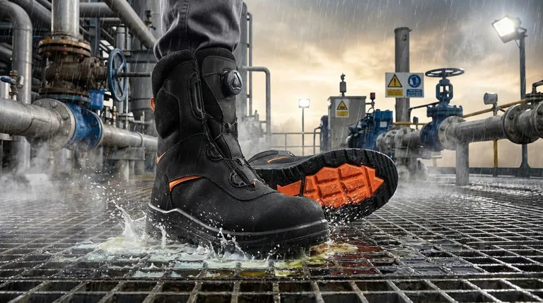 プレミアムブーツは、どのような気象・化学薬品保護を提供しますか?安全・性能に関する完全ガイド