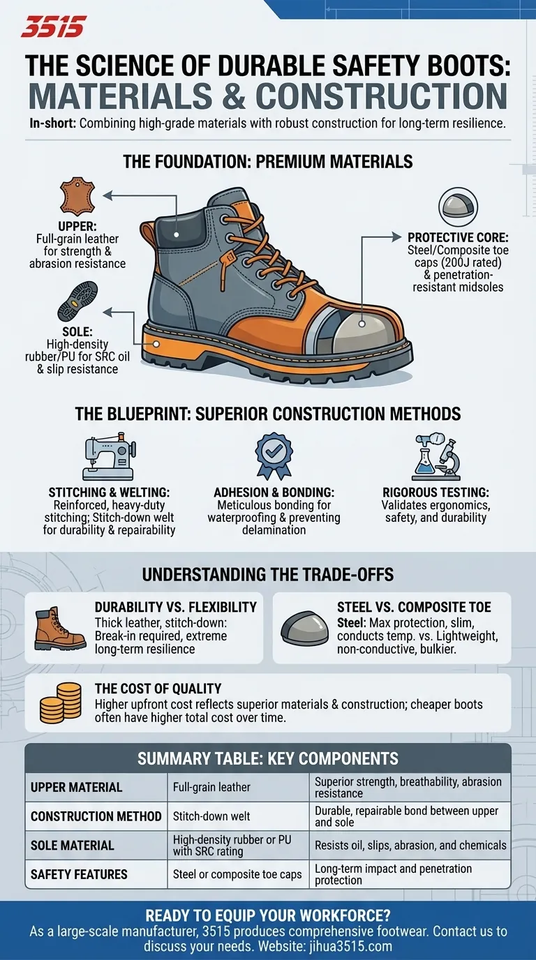 What makes durable safety boots? The Ultimate Guide to Long-Lasting Work Footwear Visual Guide