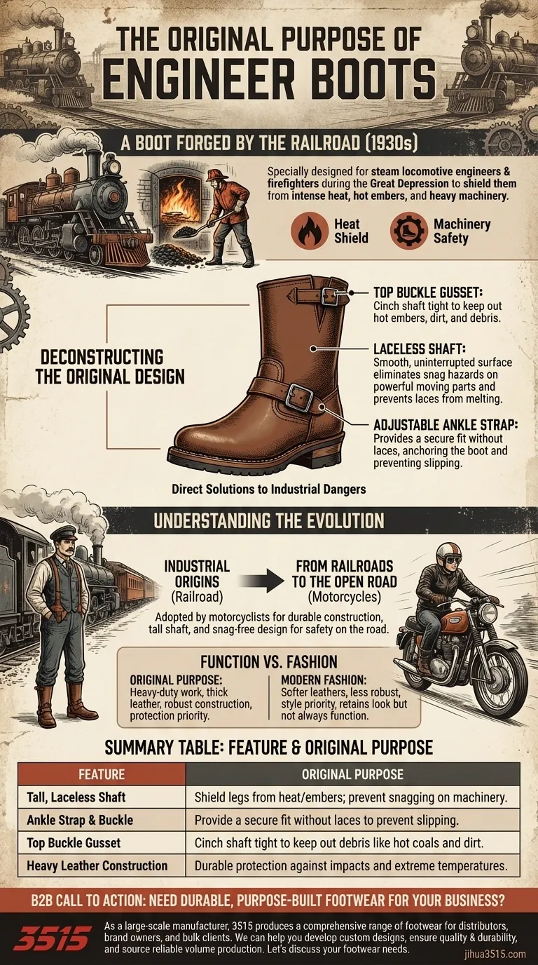 Quel était le but original des bottes d'ingénieur ? De la protection industrielle au style emblématique Guide Visuel