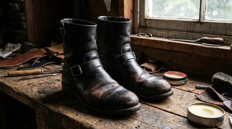 Come invecchiano gli stivali da ingegnere in pelle tea-core nel tempo? Una guida allo sviluppo di una patina unica