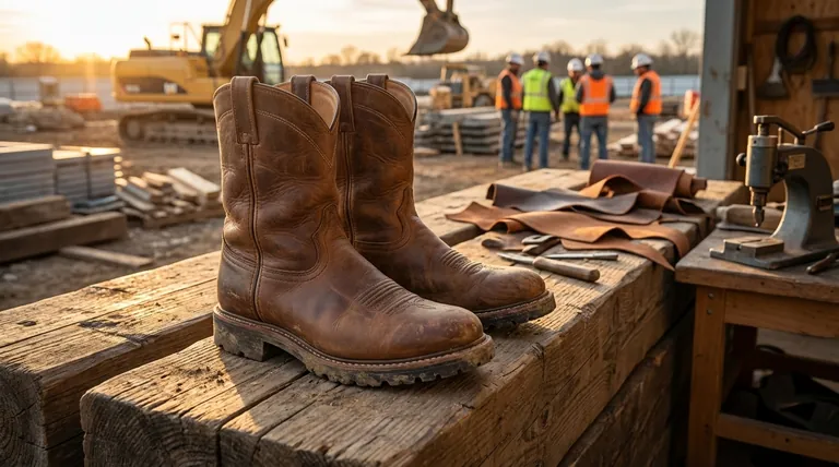 ما الذي يجعل أحذية العمل الغربية متينة وتدوم طويلاً؟ الثالوث المكون من المواد عالية الجودة، والبناء القابل للإصلاح، والتصميم